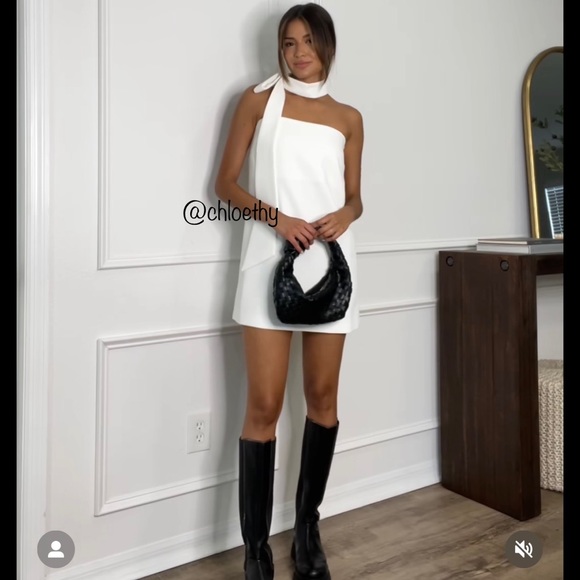 Zara CHOKER MINI DRESS - Picture 15 of 16